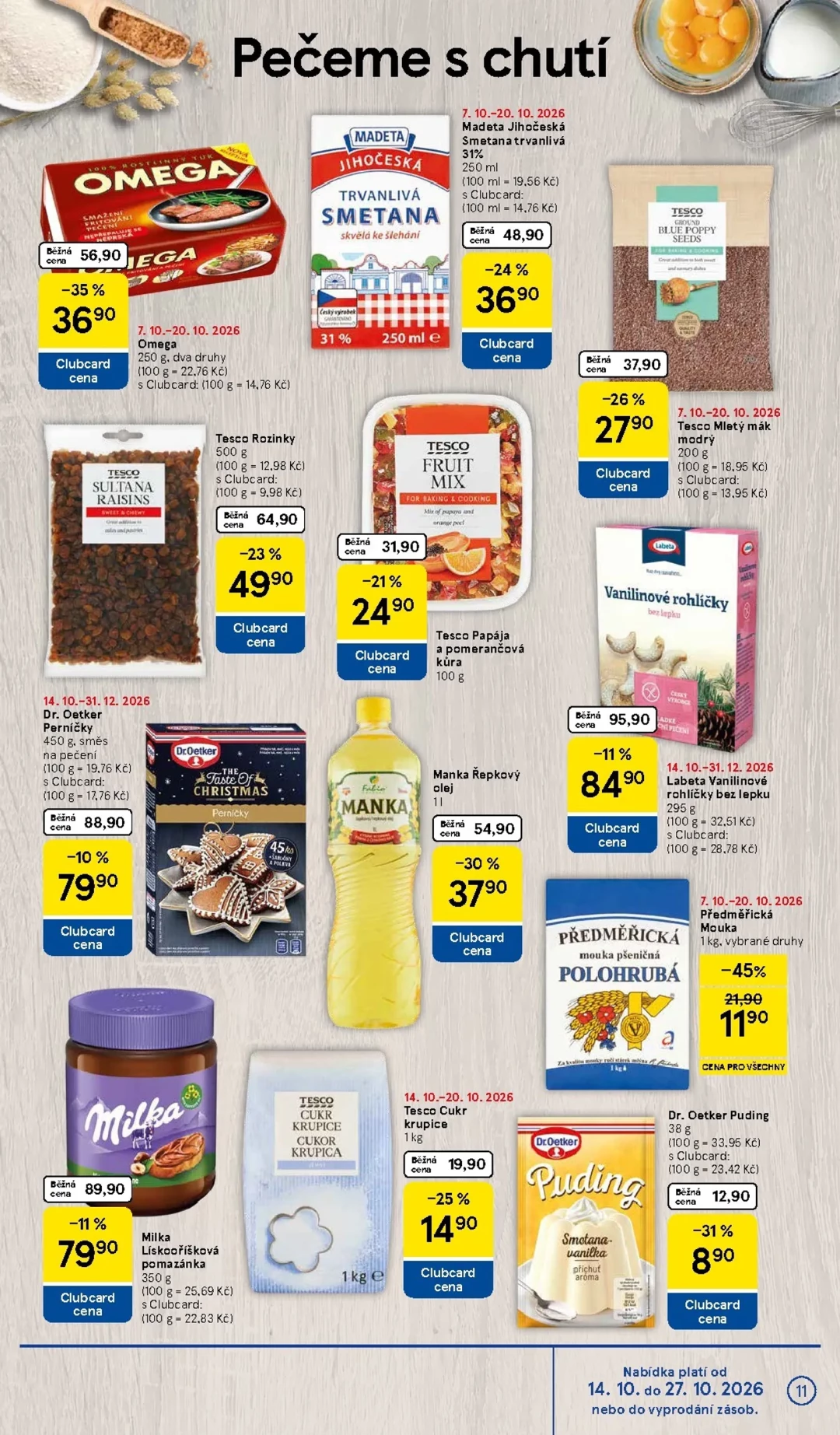 Originální strana 11 z 16 letáku Tesco – Tesco supermarket