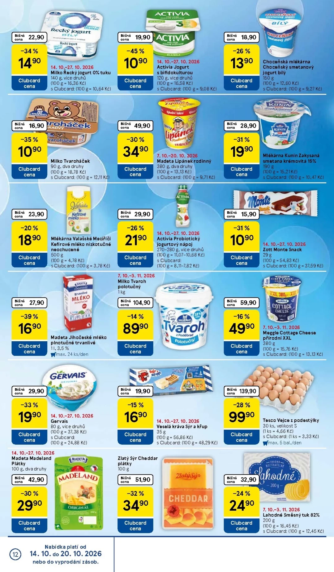 Originální strana 12 z 16 letáku Tesco – Tesco supermarket