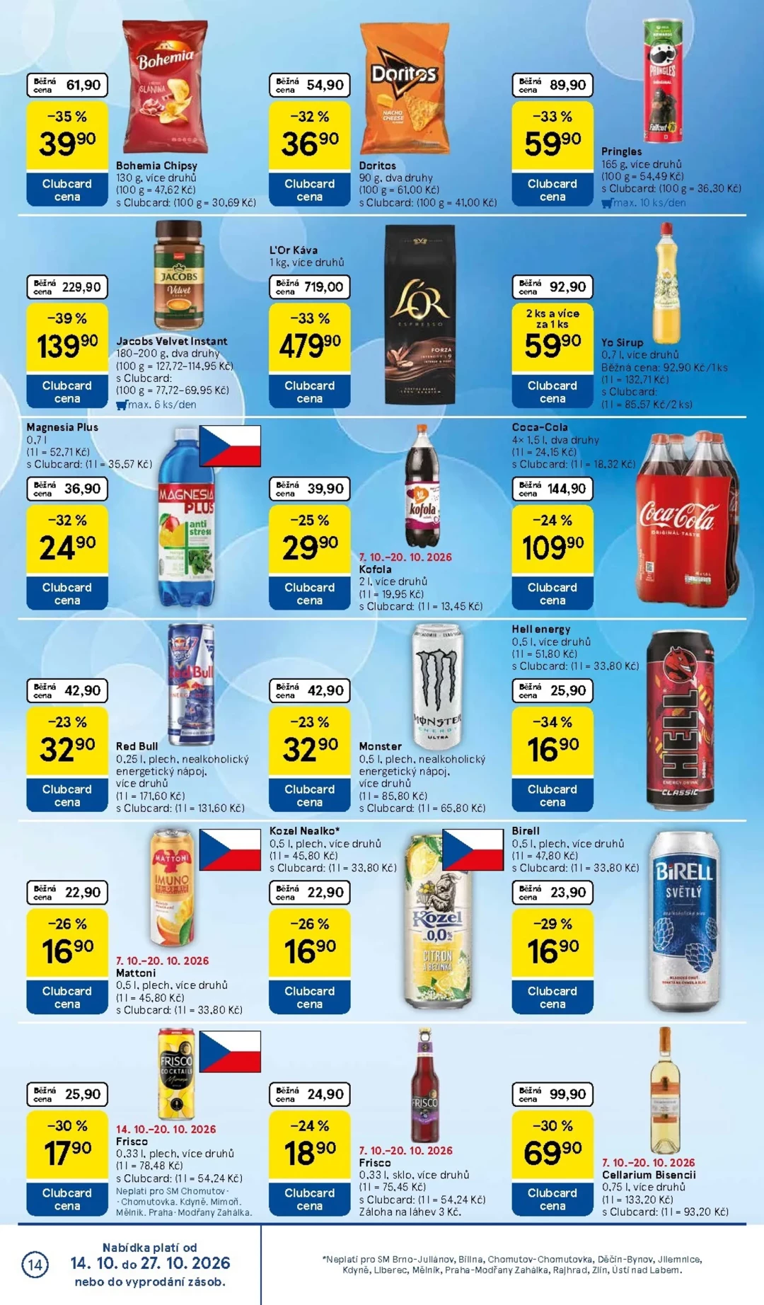 Originální strana 14 z 16 letáku Tesco – Tesco supermarket