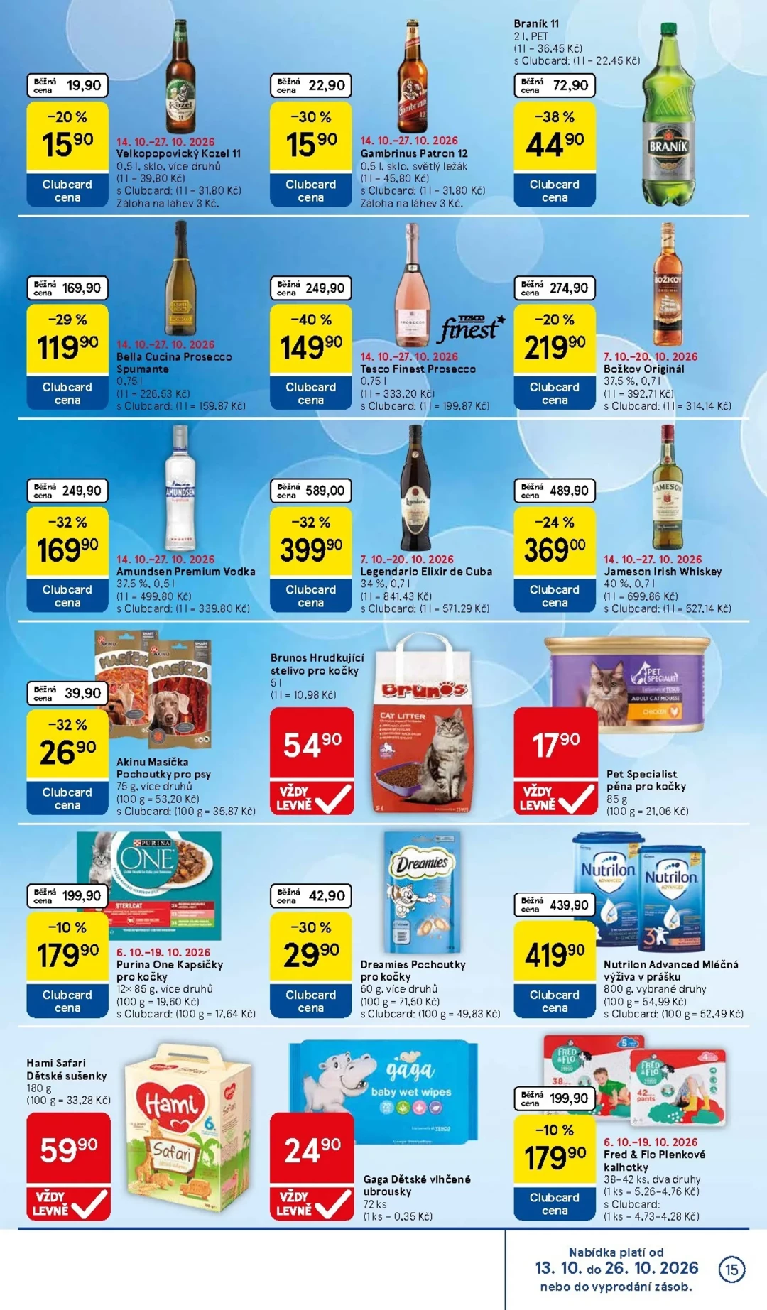 Originální strana 15 z 16 letáku Tesco – Tesco supermarket