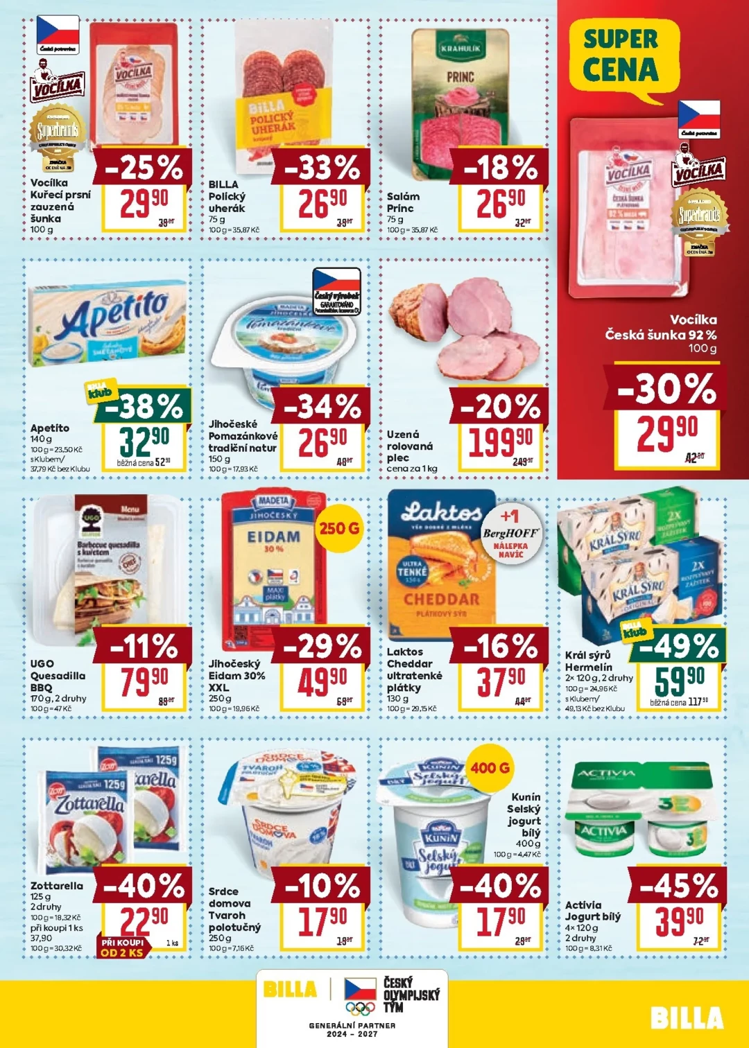 Originální strana 19 z 38 letáku Billa – Billa