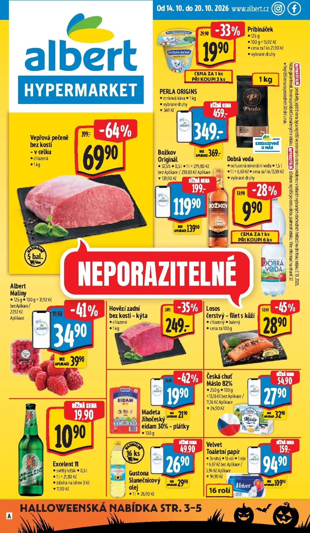 Originální strana 1 z 63 letáku Albert – Albert Hypermarket