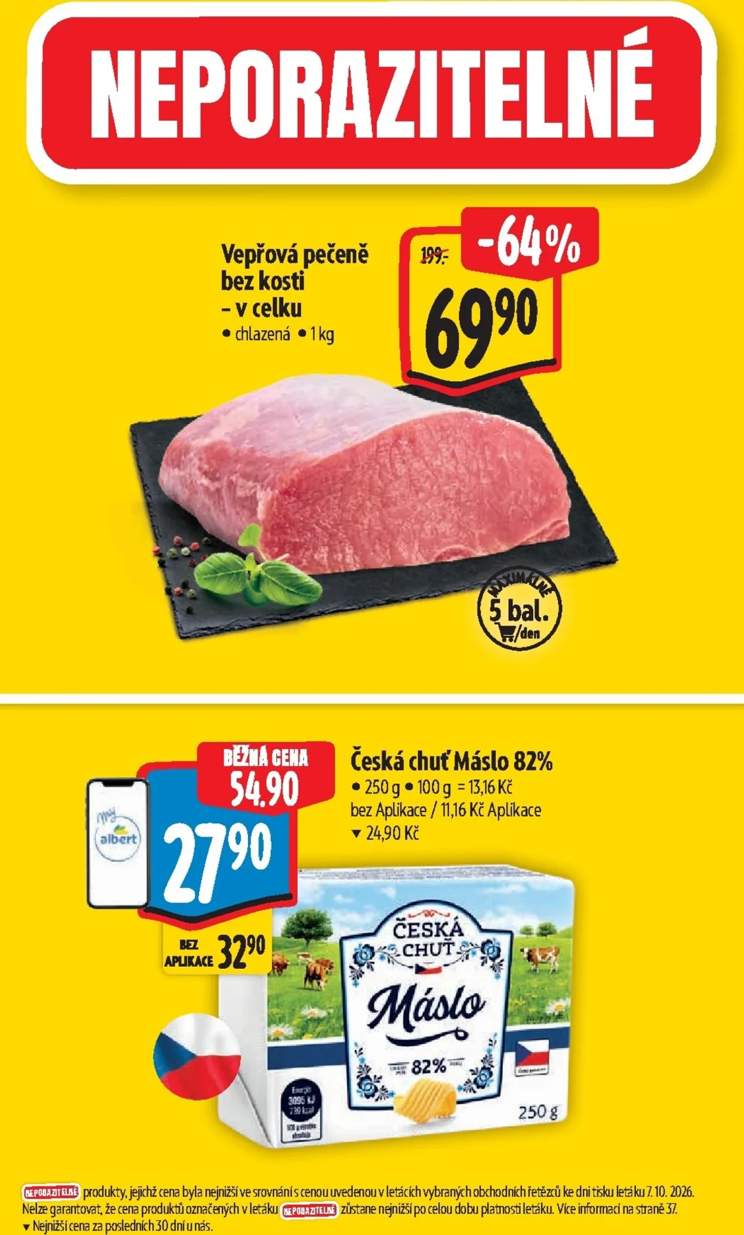 Originální strana 2 z 63 letáku Albert – Albert Hypermarket