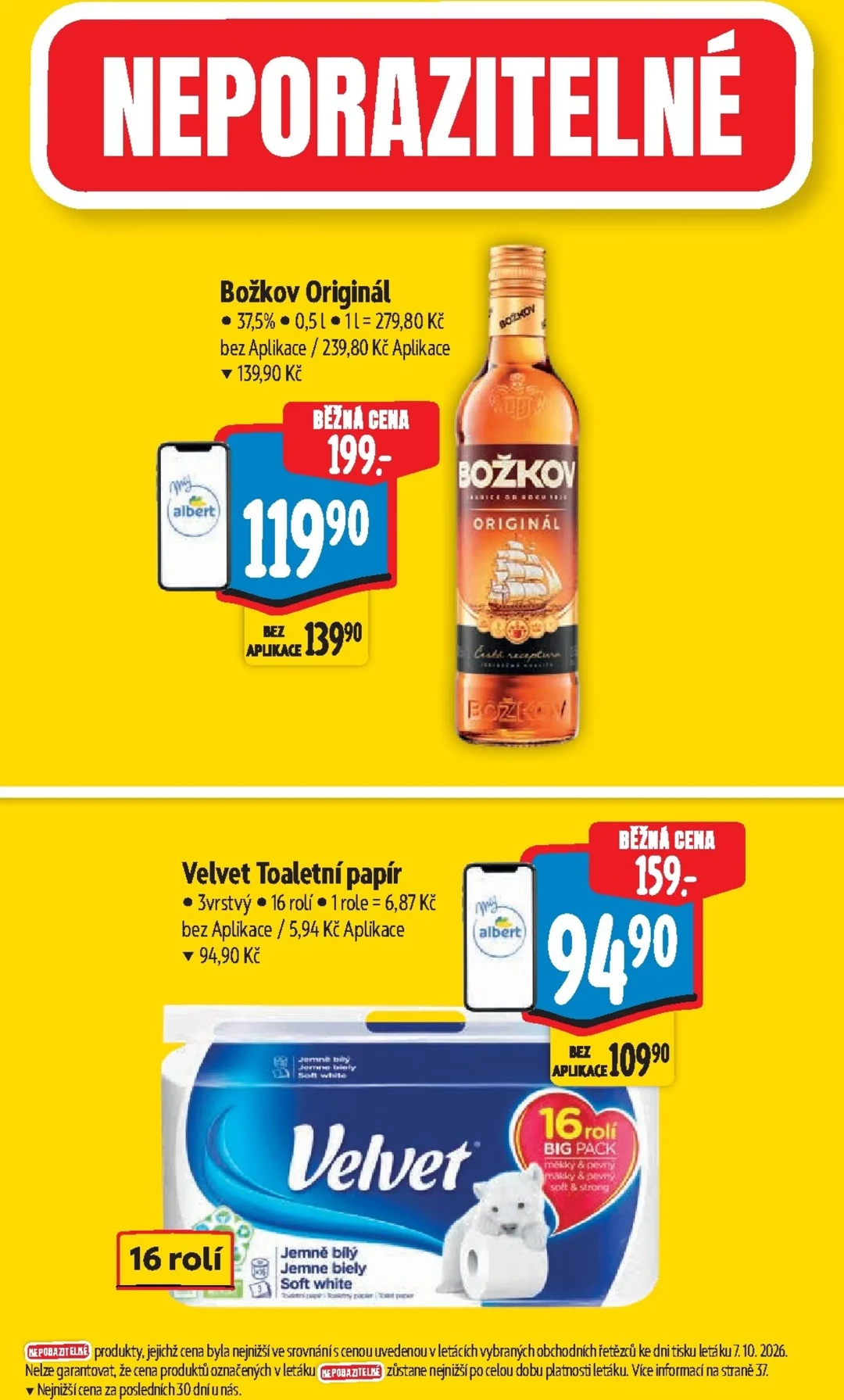 Originální strana 4 z 63 letáku Albert – Albert Hypermarket