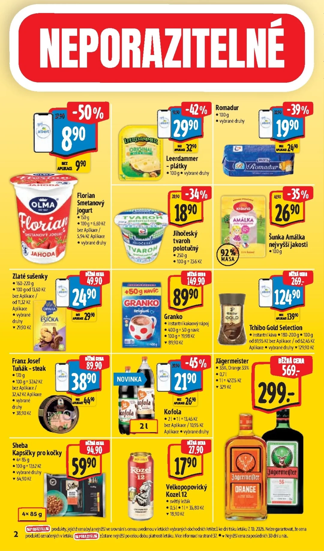 Originální strana 6 z 63 letáku Albert – Albert Hypermarket