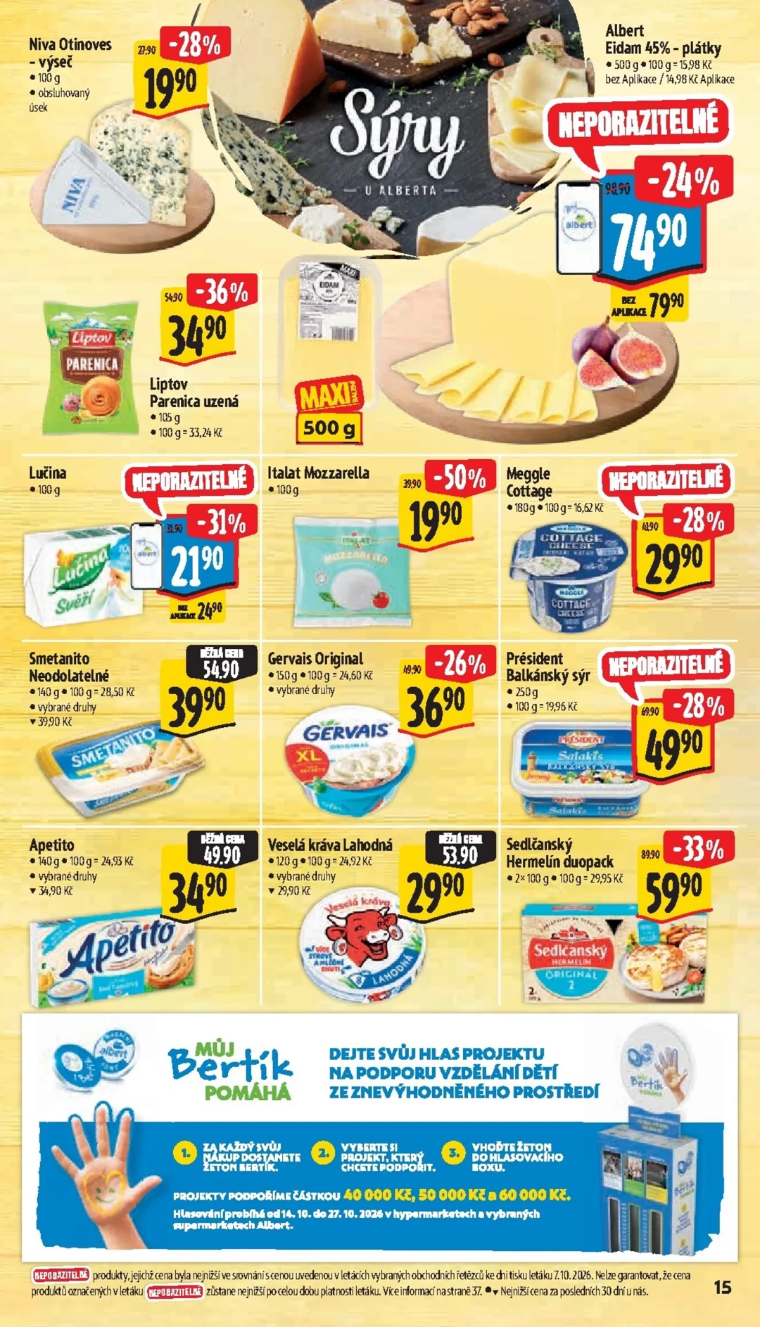 Originální strana 23 z 63 letáku Albert – Albert Hypermarket