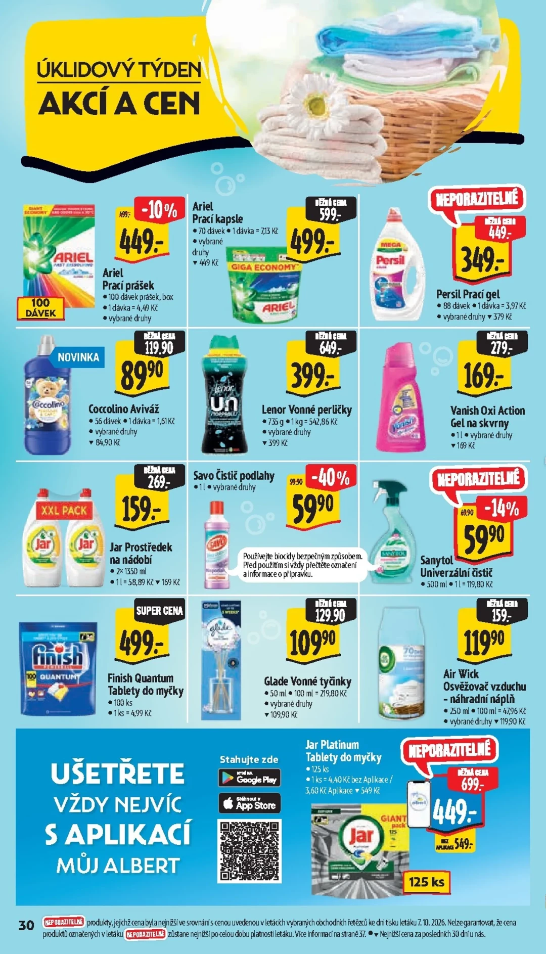 Originální strana 40 z 63 letáku Albert – Albert Hypermarket