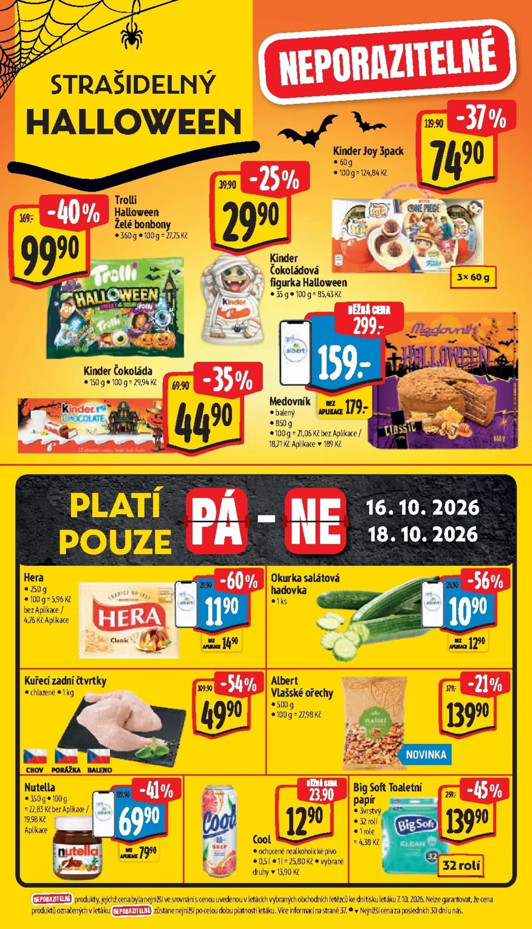 Originální strana 63 z 63 letáku Albert – Albert Hypermarket