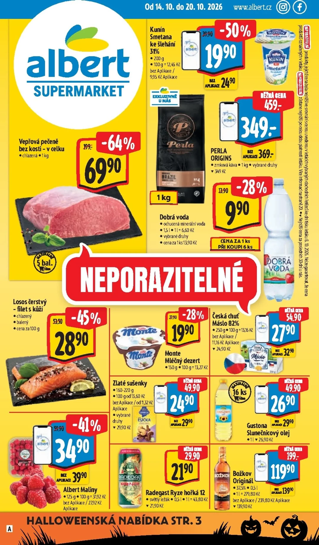 Originální strana 1 z 47 letáku Albert – Albert Supermarket