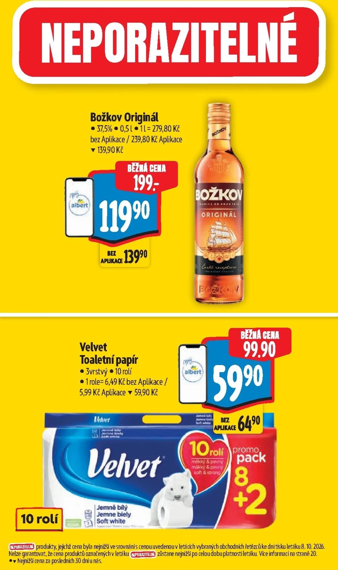 Originální strana 4 z 47 letáku Albert – Albert Supermarket
