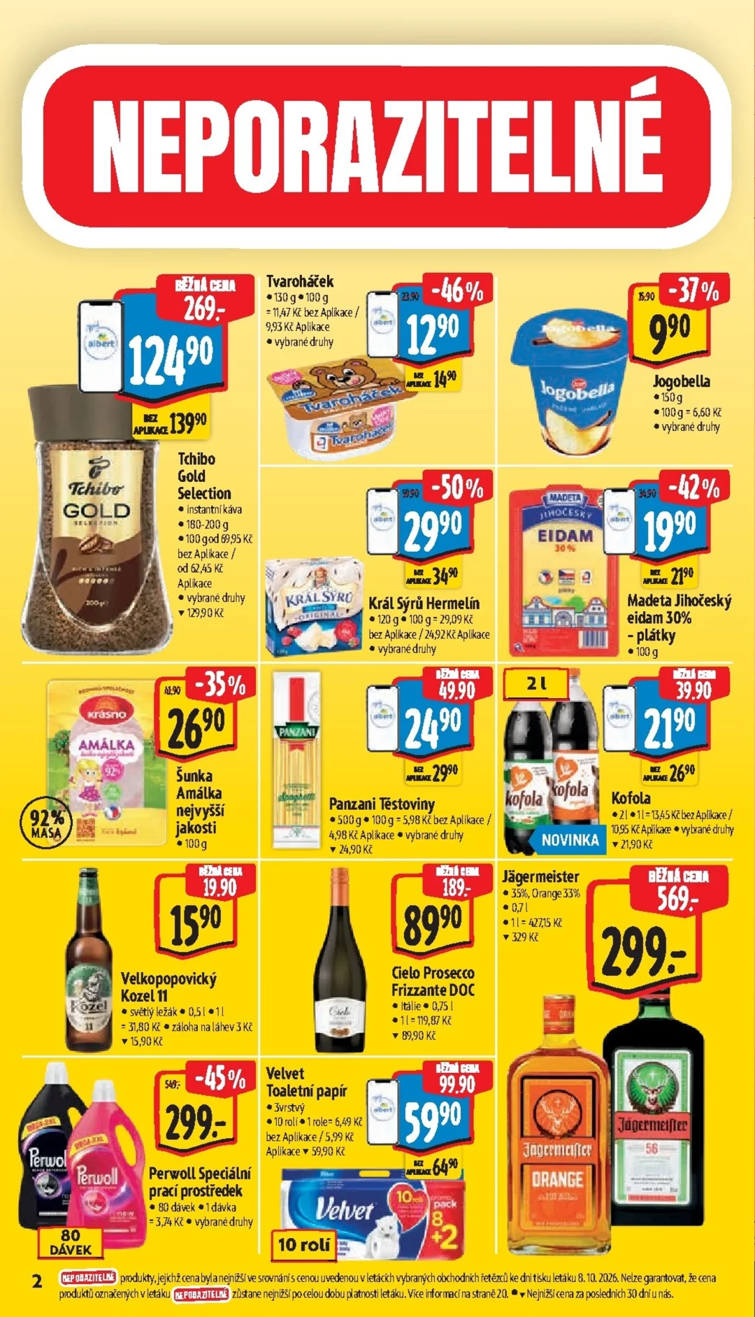 Originální strana 6 z 47 letáku Albert – Albert Supermarket
