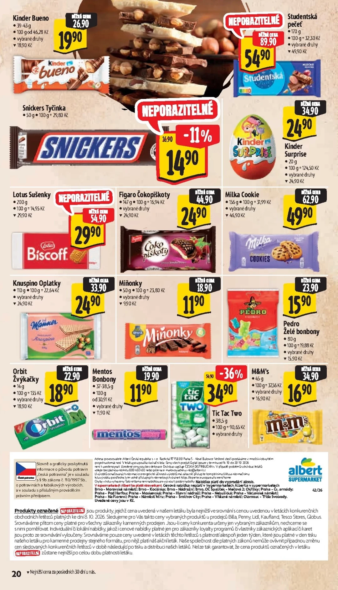 Originální strana 30 z 47 letáku Albert – Albert Supermarket