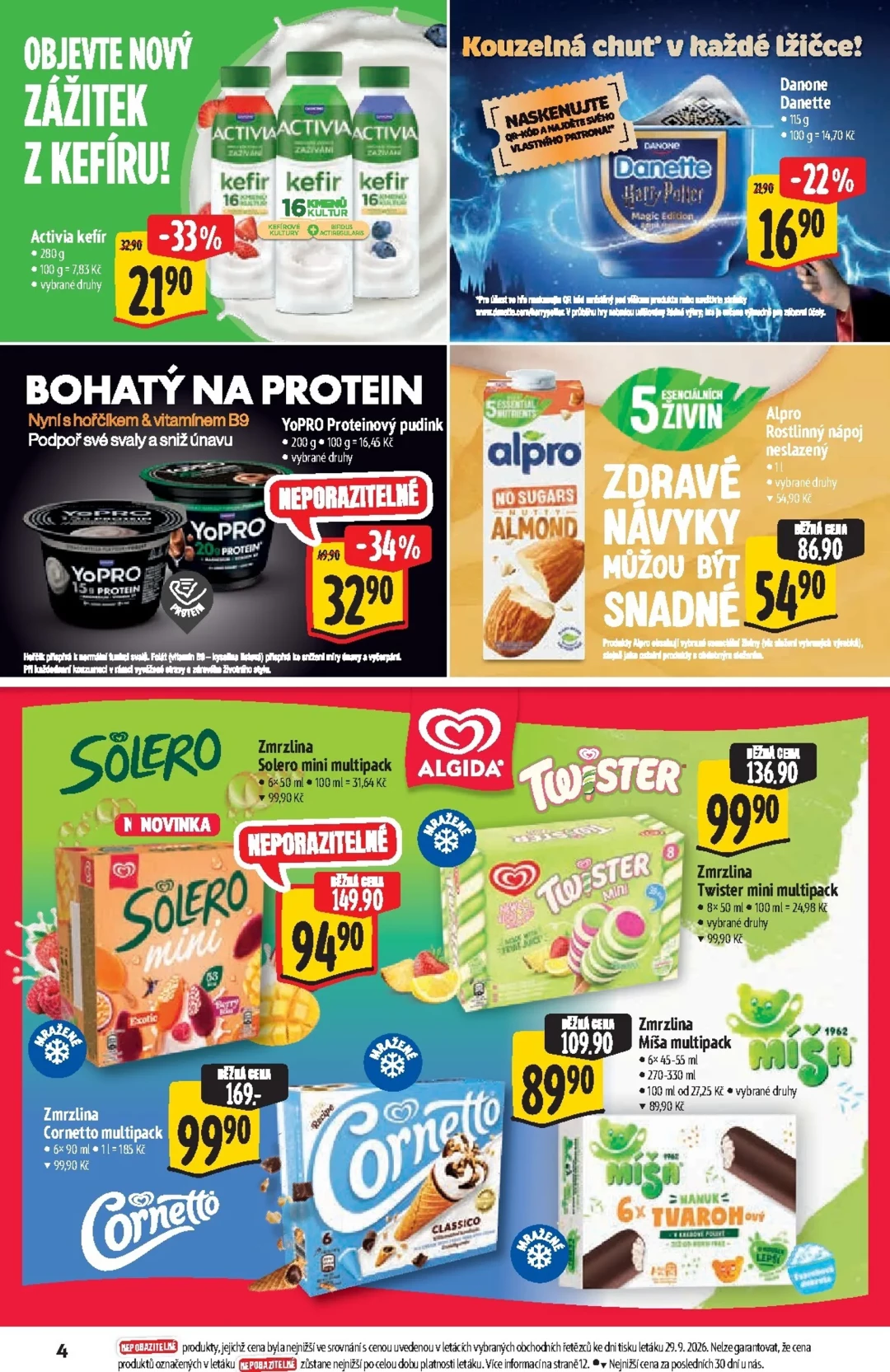 Originální strana 4 z 25 letáku Albert – Albert Supermarket - Značky
