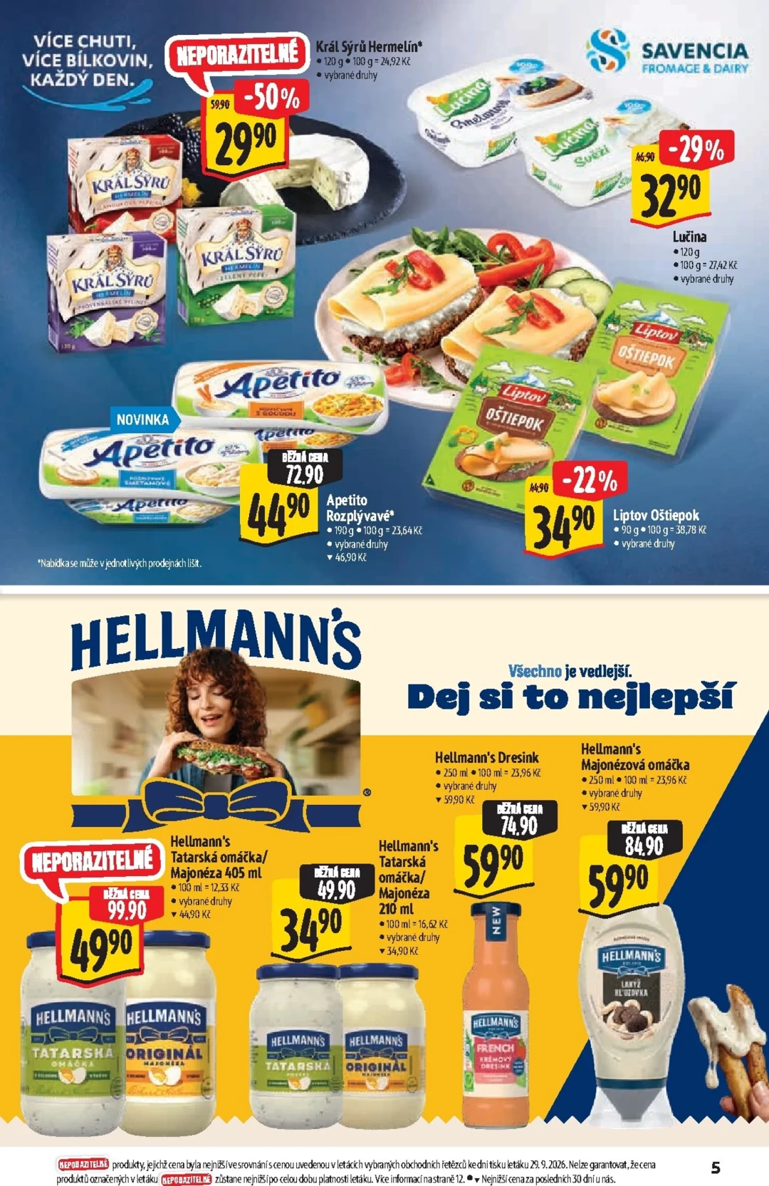 Originální strana 5 z 25 letáku Albert – Albert Supermarket - Značky