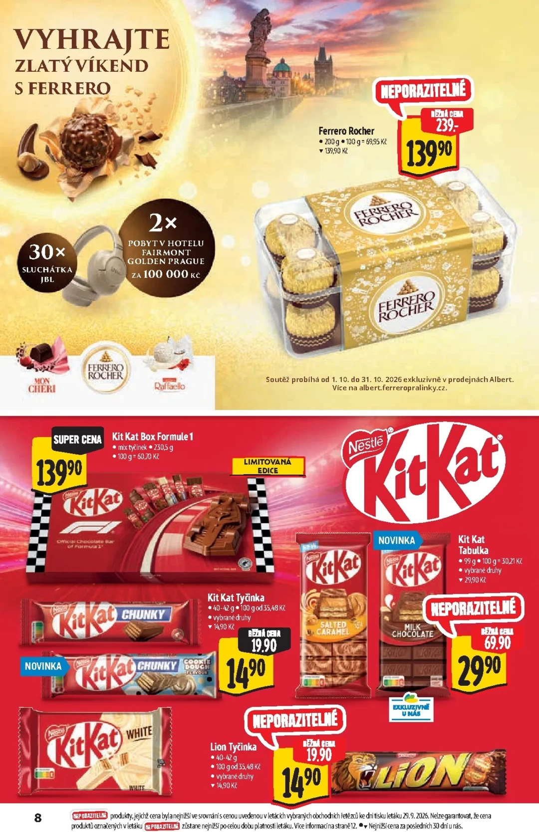 Originální strana 8 z 25 letáku Albert – Albert Supermarket - Značky