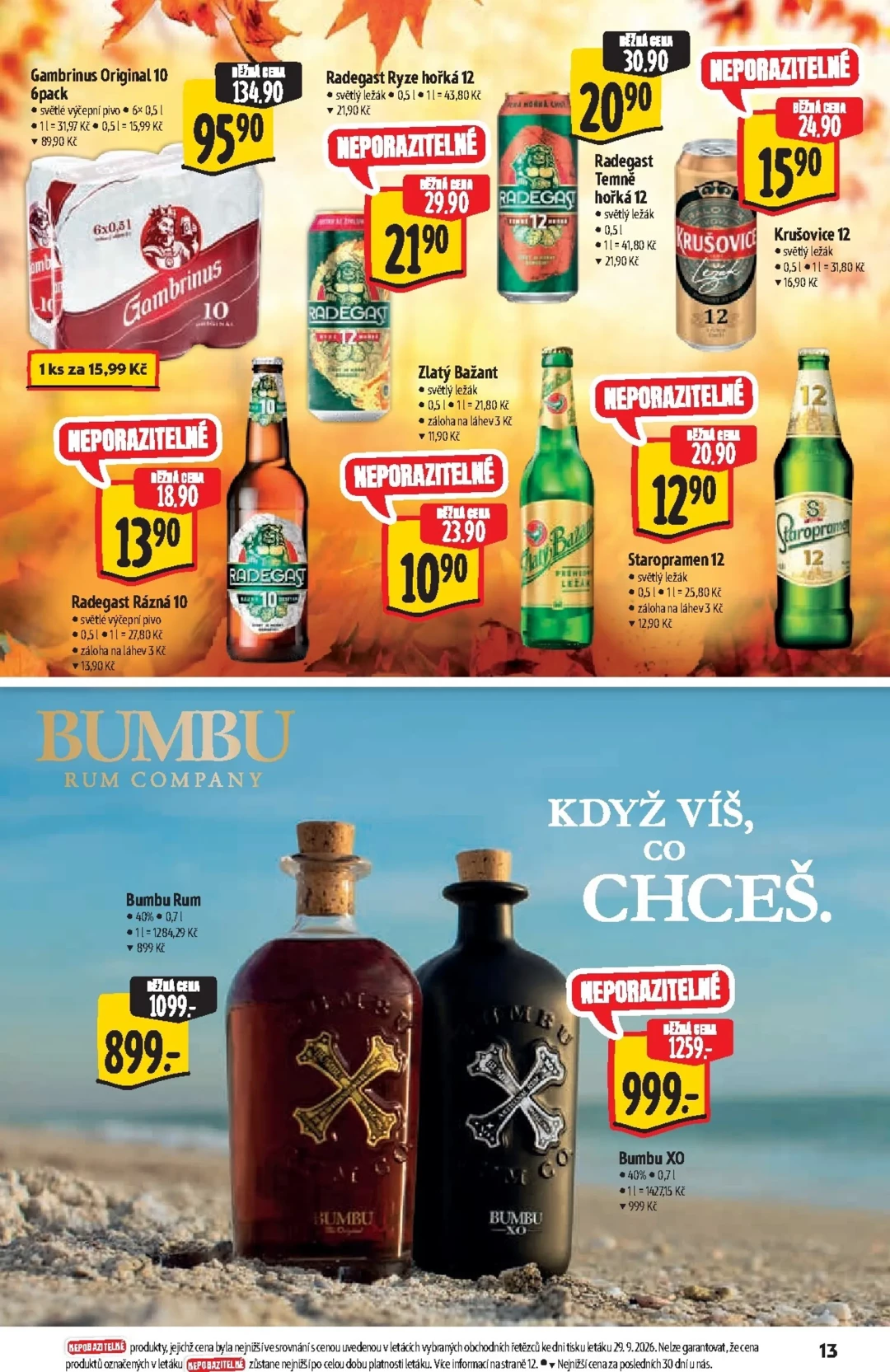 Originální strana 13 z 25 letáku Albert – Albert Supermarket - Značky
