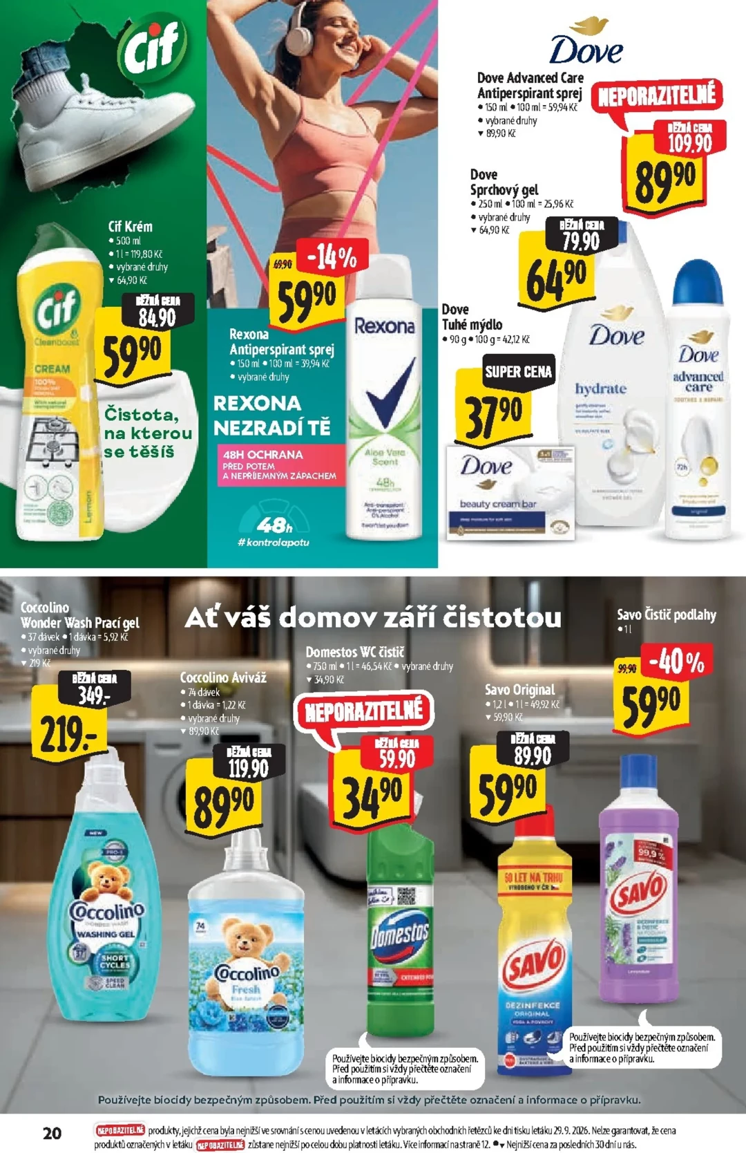 Originální strana 20 z 25 letáku Albert – Albert Supermarket - Značky