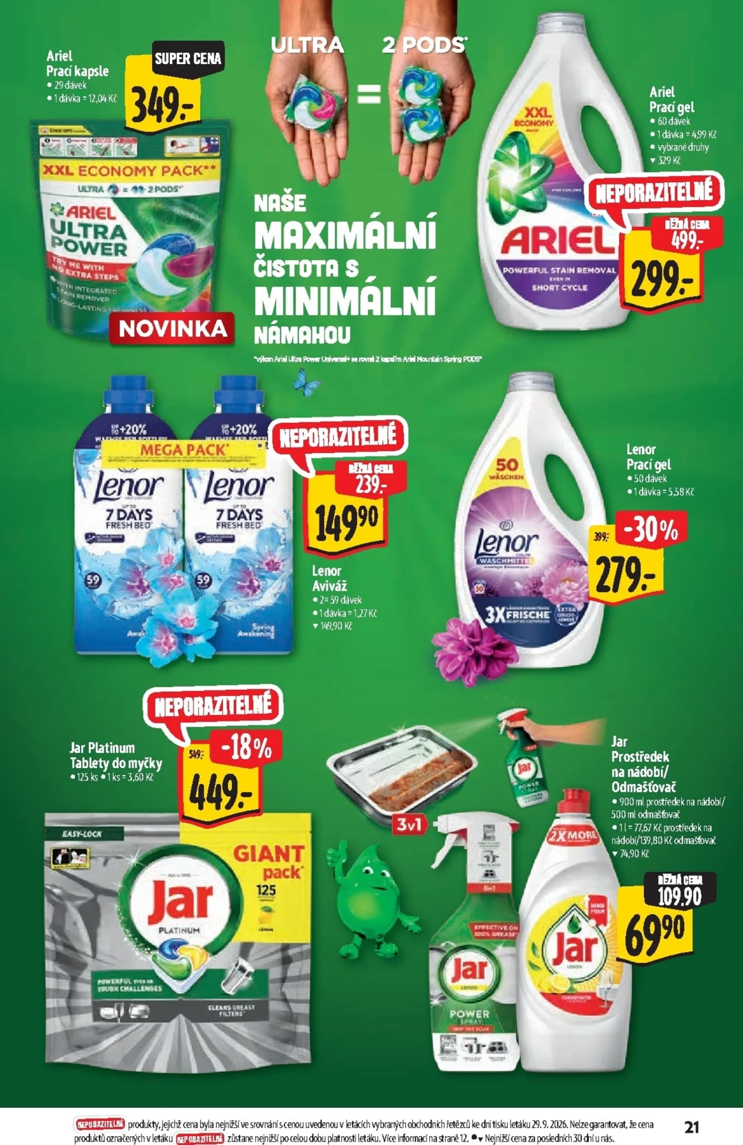 Originální strana 21 z 25 letáku Albert – Albert Supermarket - Značky