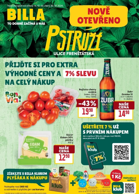 Billa - Pstruží