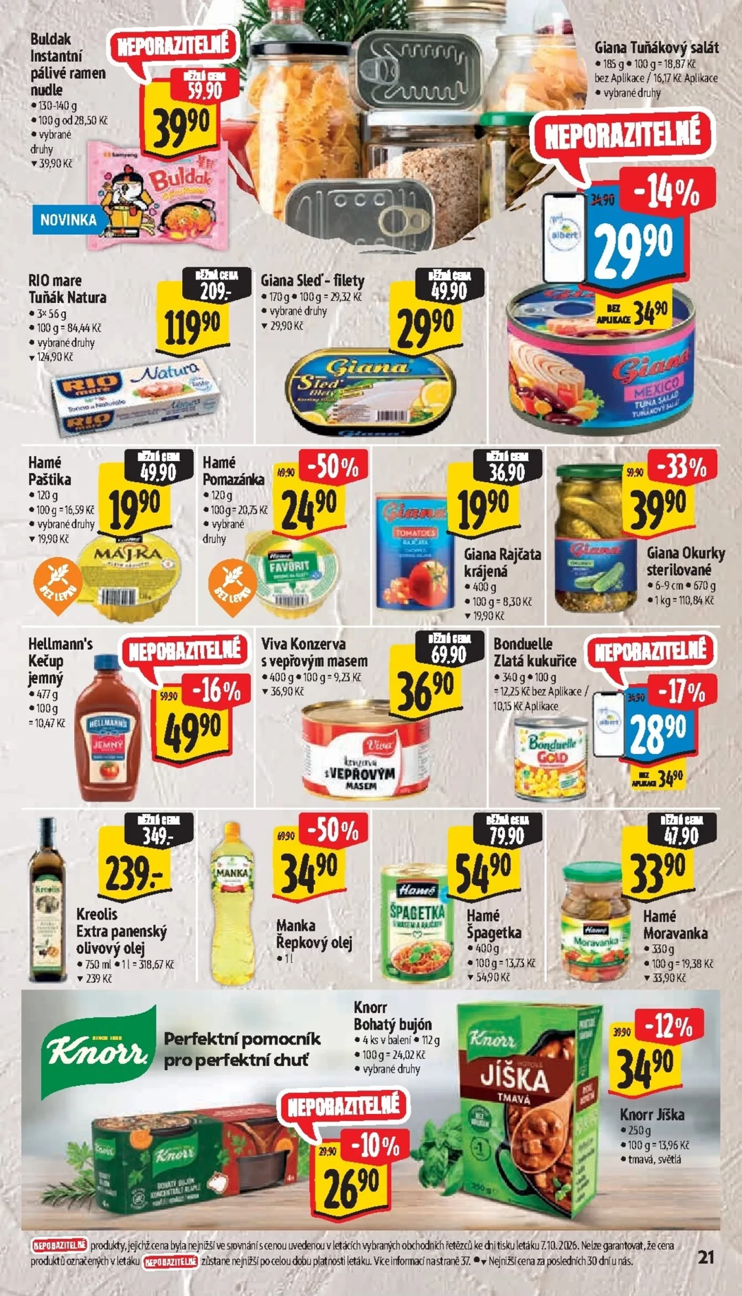 Originální strana 31 z 63 letáku Albert – Albert Hypermarket