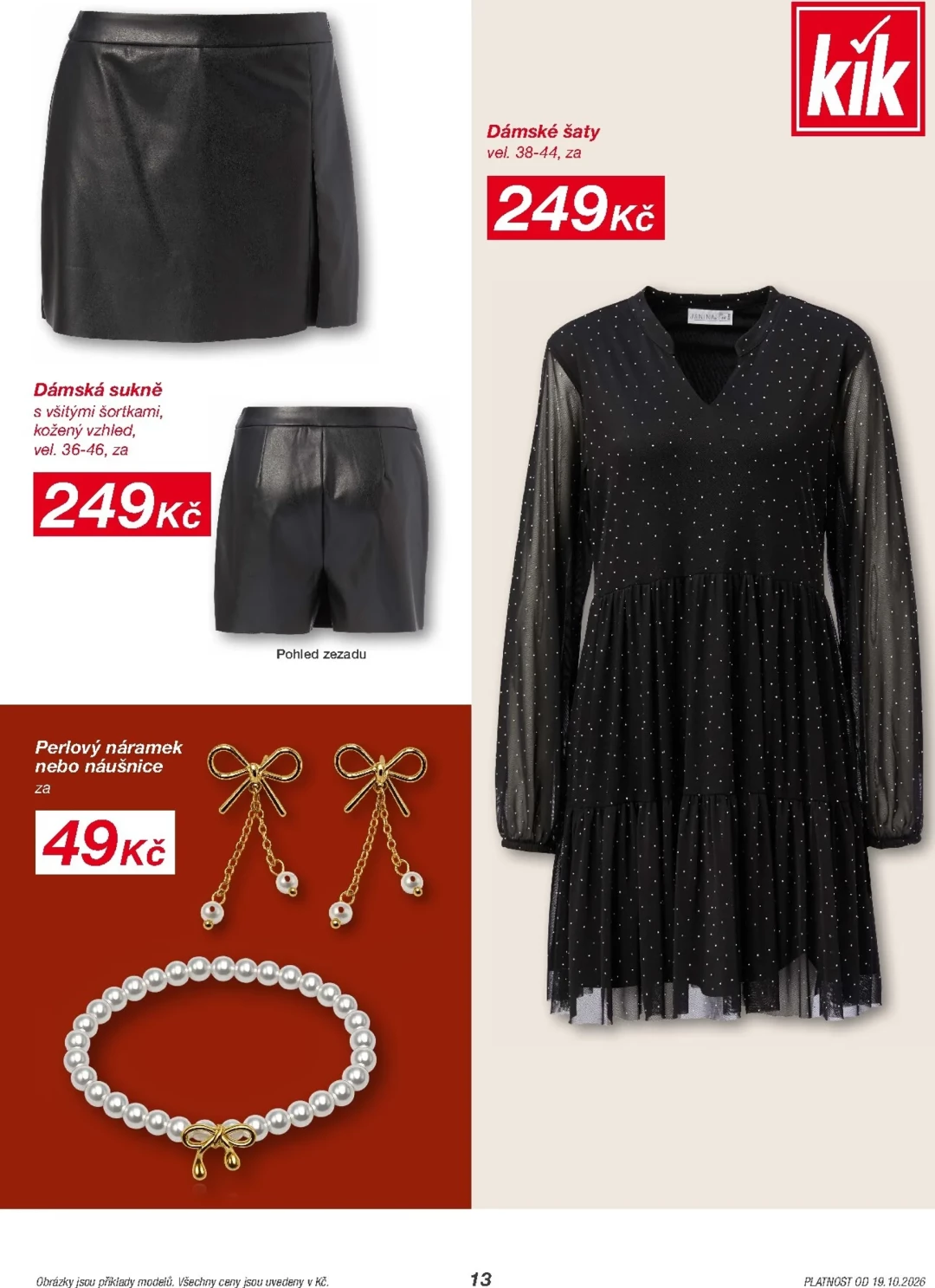 Originální strana 13 z 20 letáku KiK – KiK