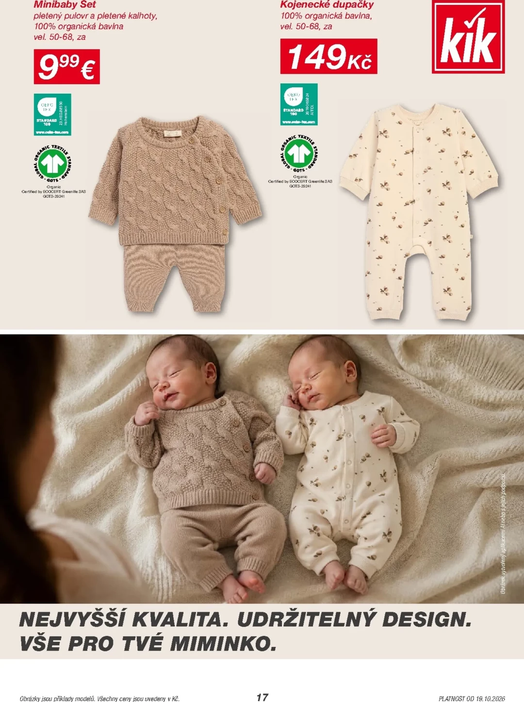 Originální strana 17 z 20 letáku KiK – KiK