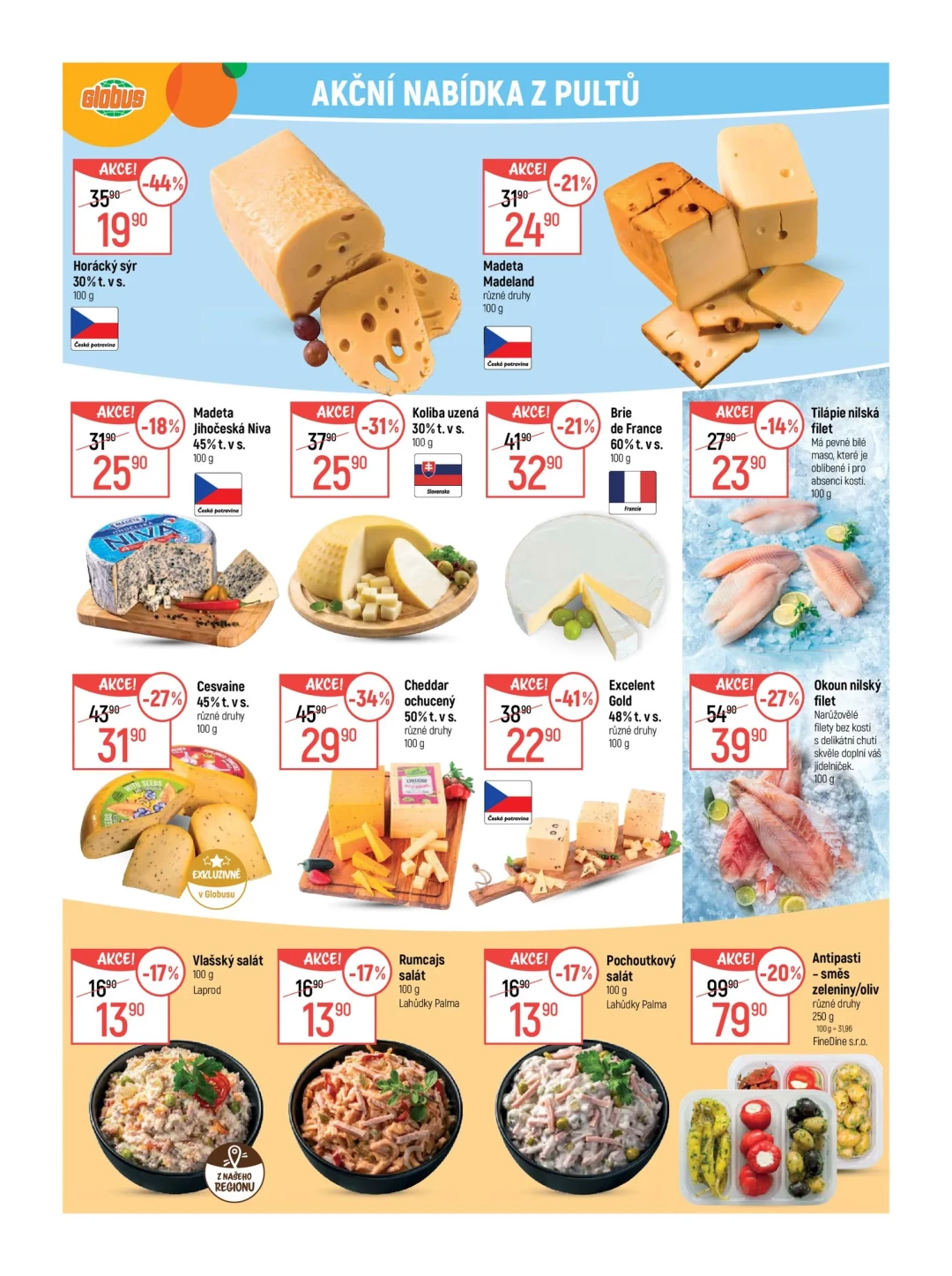 Originální strana 9 z 54 letáku Globus – Globus České Budějovice
