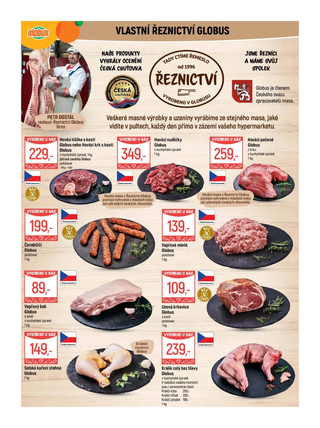 Originální strana 5 z 54 letáku Globus – Globus Brno