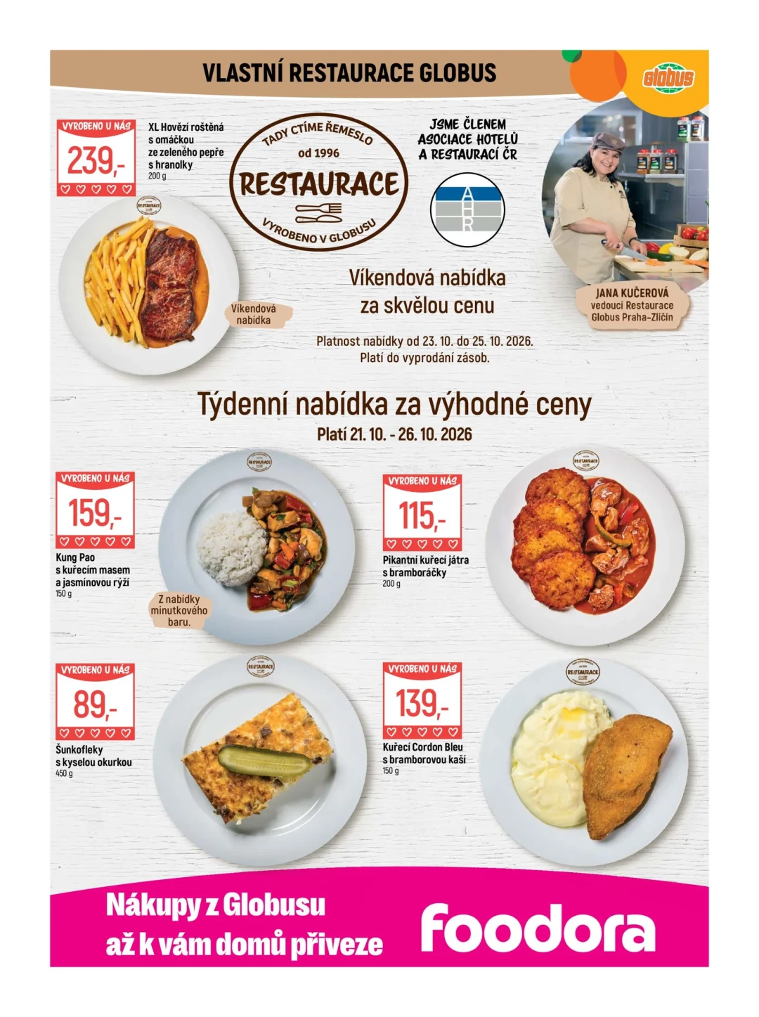 Originální strana 8 z 54 letáku Globus – Globus Praha–Zličín