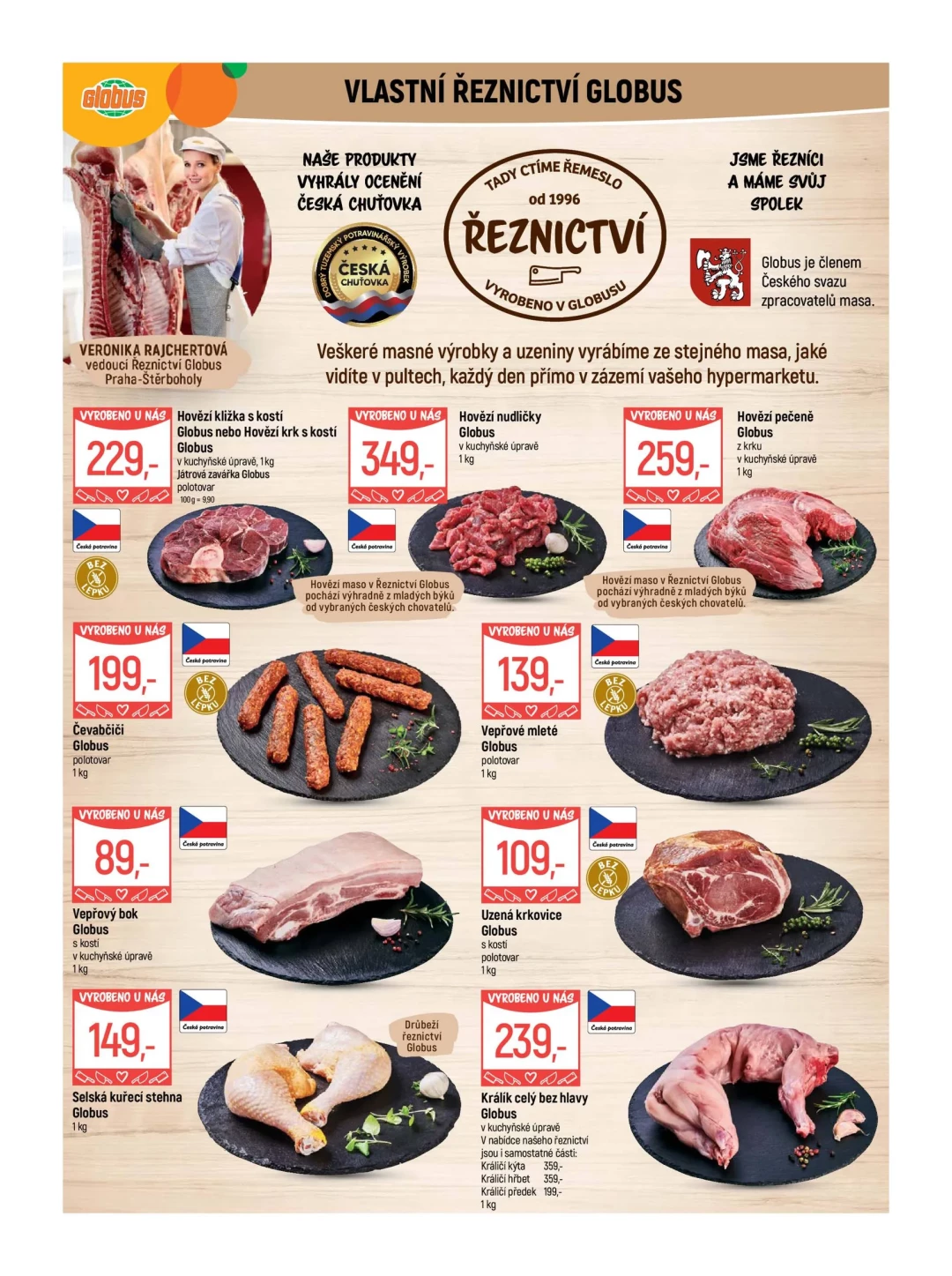 Originální strana 5 z 45 letáku Globus – Globus Praha–Štěrboholy