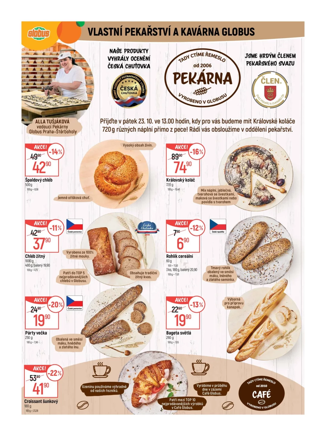 Originální strana 7 z 45 letáku Globus – Globus Praha–Štěrboholy