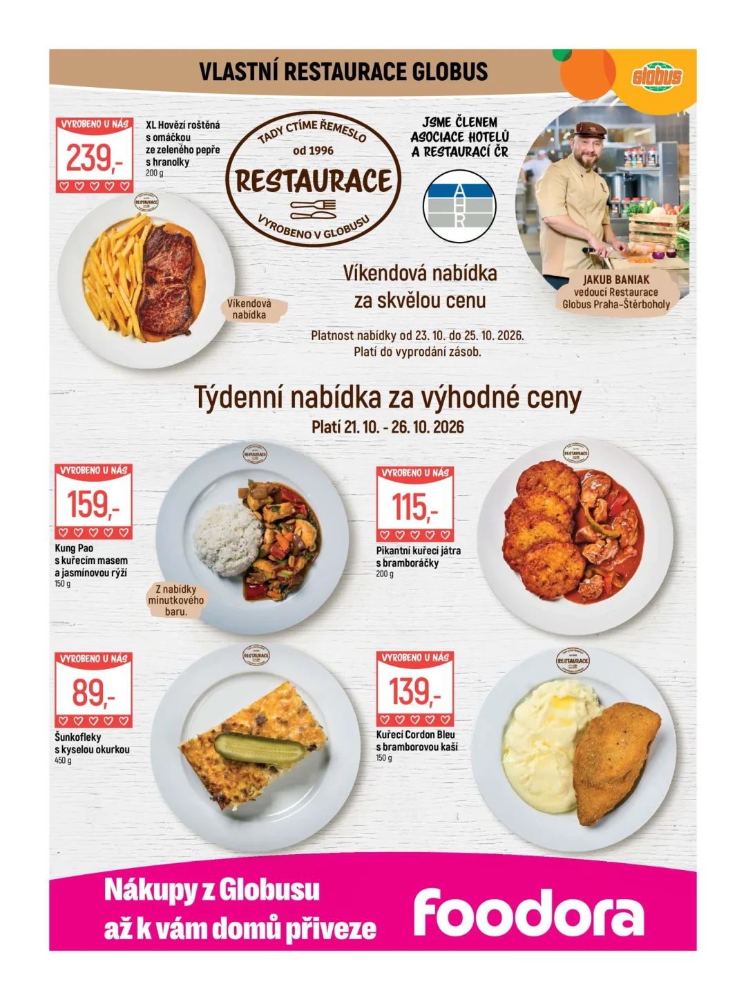 Originální strana 8 z 45 letáku Globus – Globus Praha–Štěrboholy