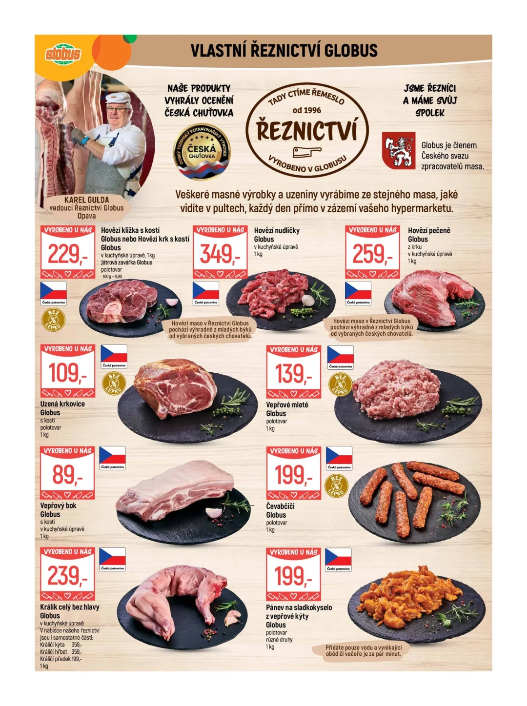 Originální strana 5 z 54 letáku Globus – Globus Opava