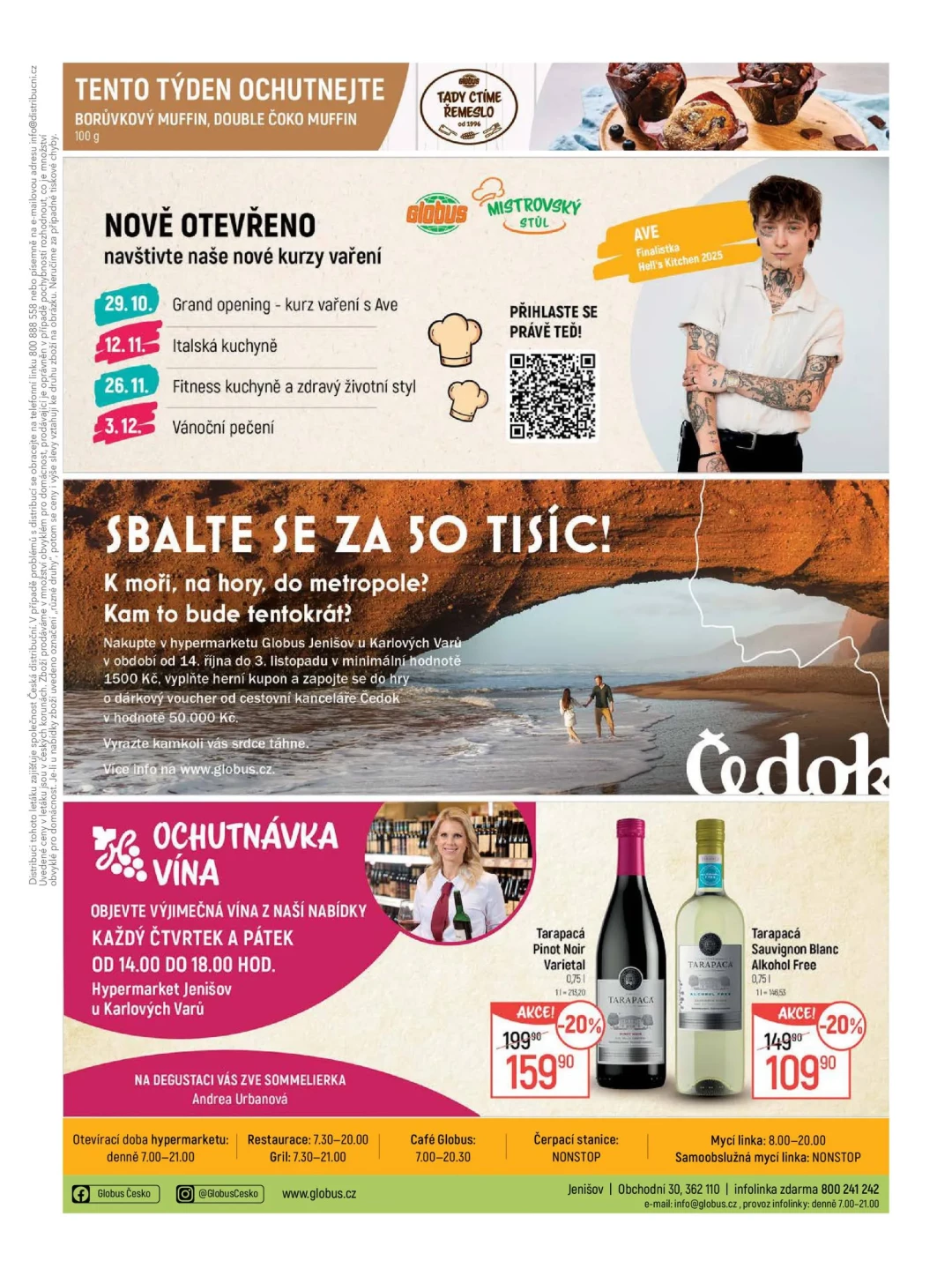 Originální strana 46 z 54 letáku Globus – Globus Karlovy Vary–Jenišov