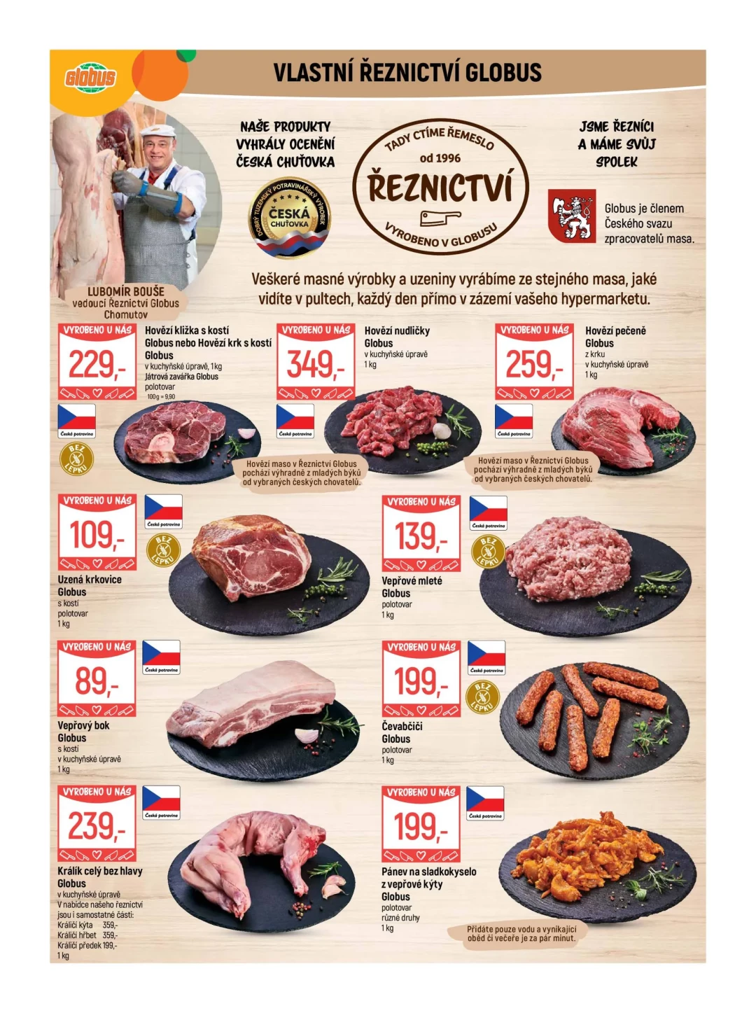 Originální strana 5 z 54 letáku Globus – Globus Chomutov