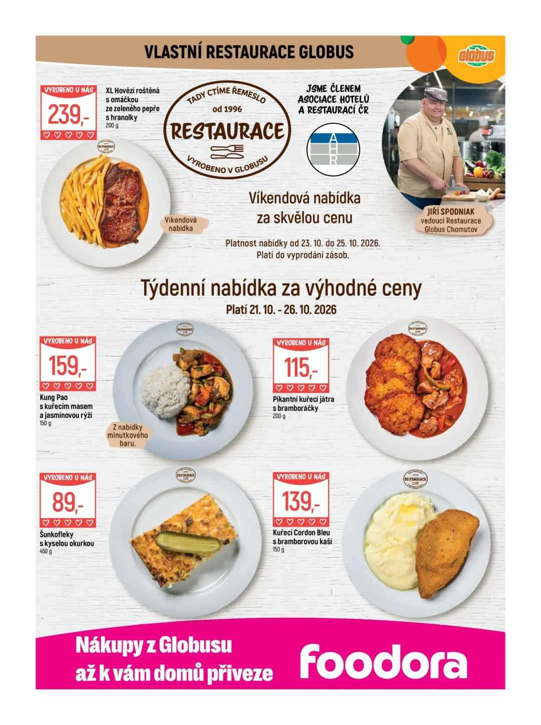 Originální strana 8 z 54 letáku Globus – Globus Chomutov