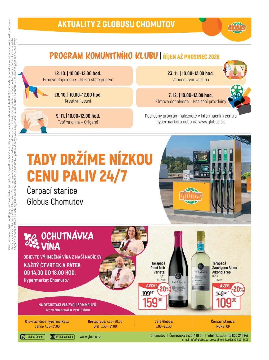 Originální strana 46 z 54 letáku Globus – Globus Chomutov