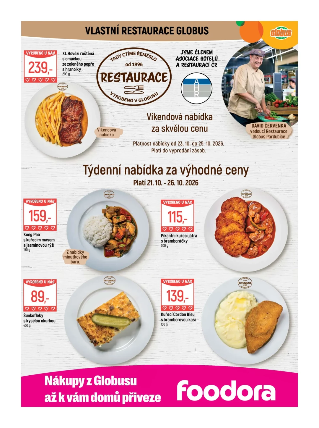 Originální strana 8 z 54 letáku Globus – Globus Pardubice