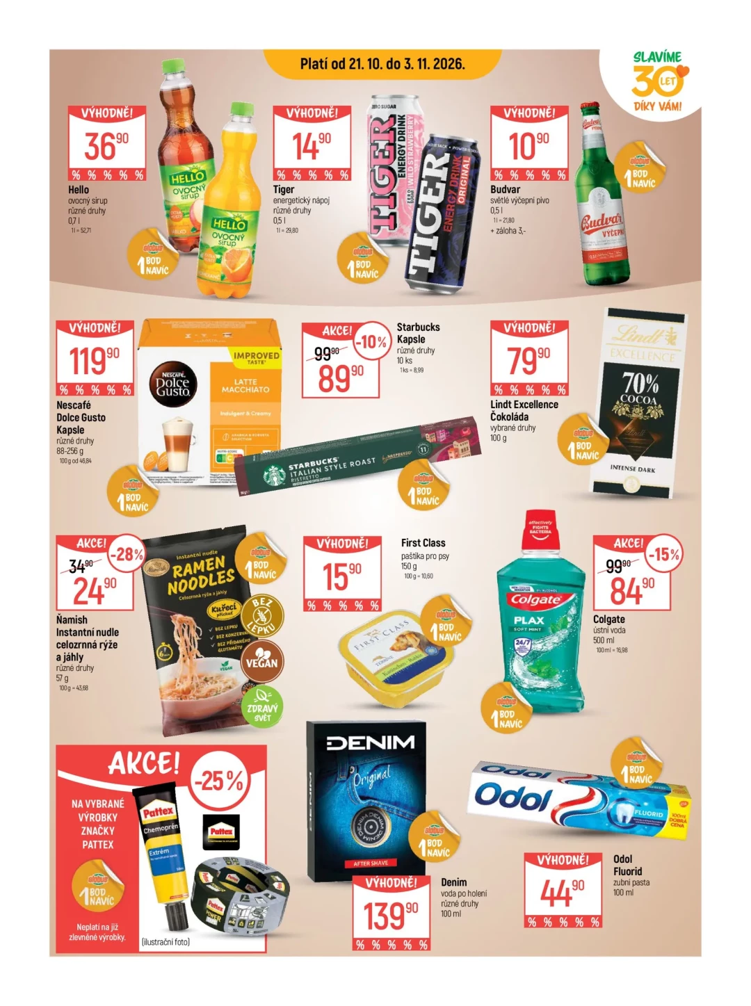 Originální strana 13 z 54 letáku Globus – Globus Trmice