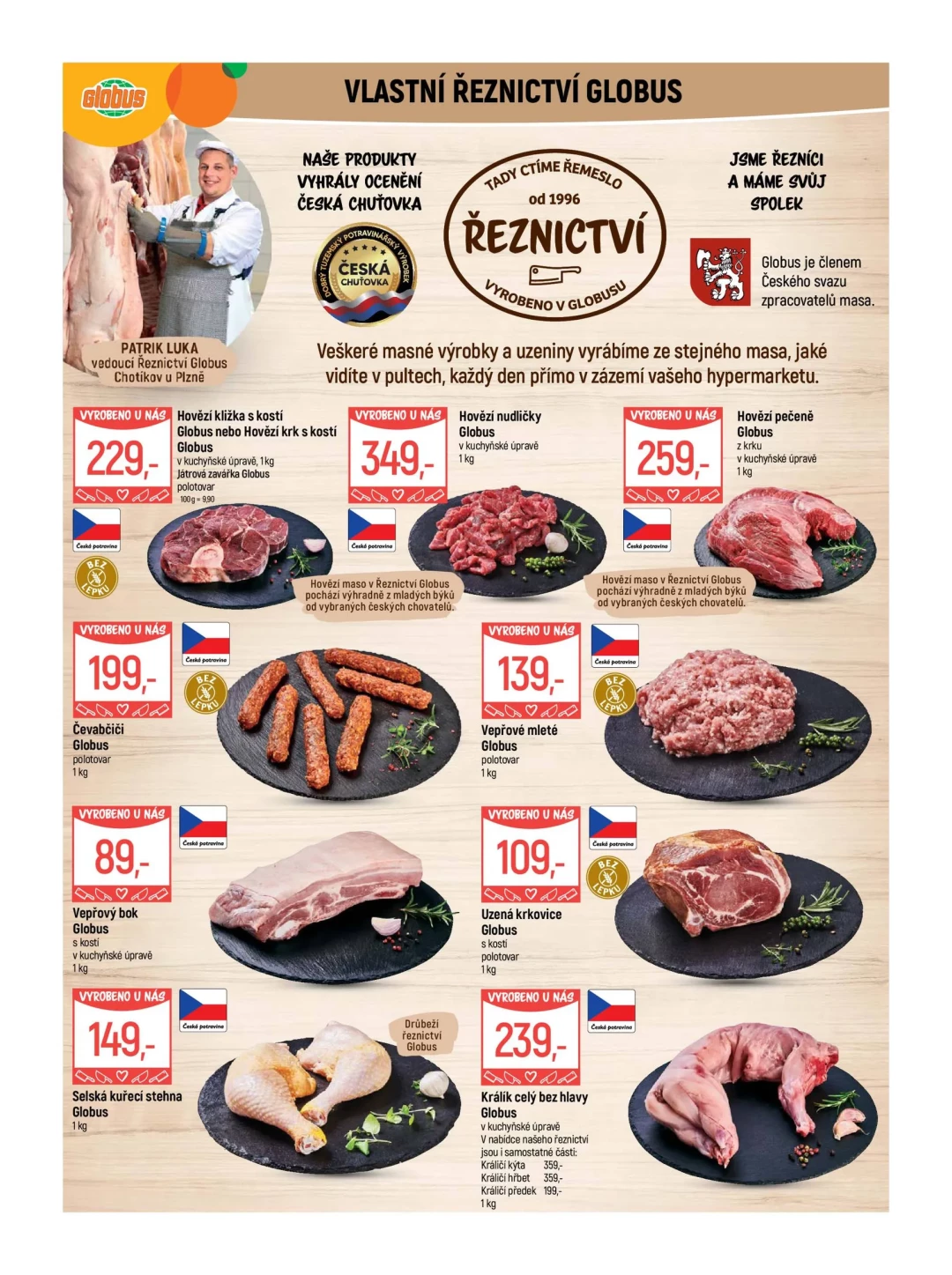 Originální strana 5 z 54 letáku Globus – Globus Plzeň–Chotíkov