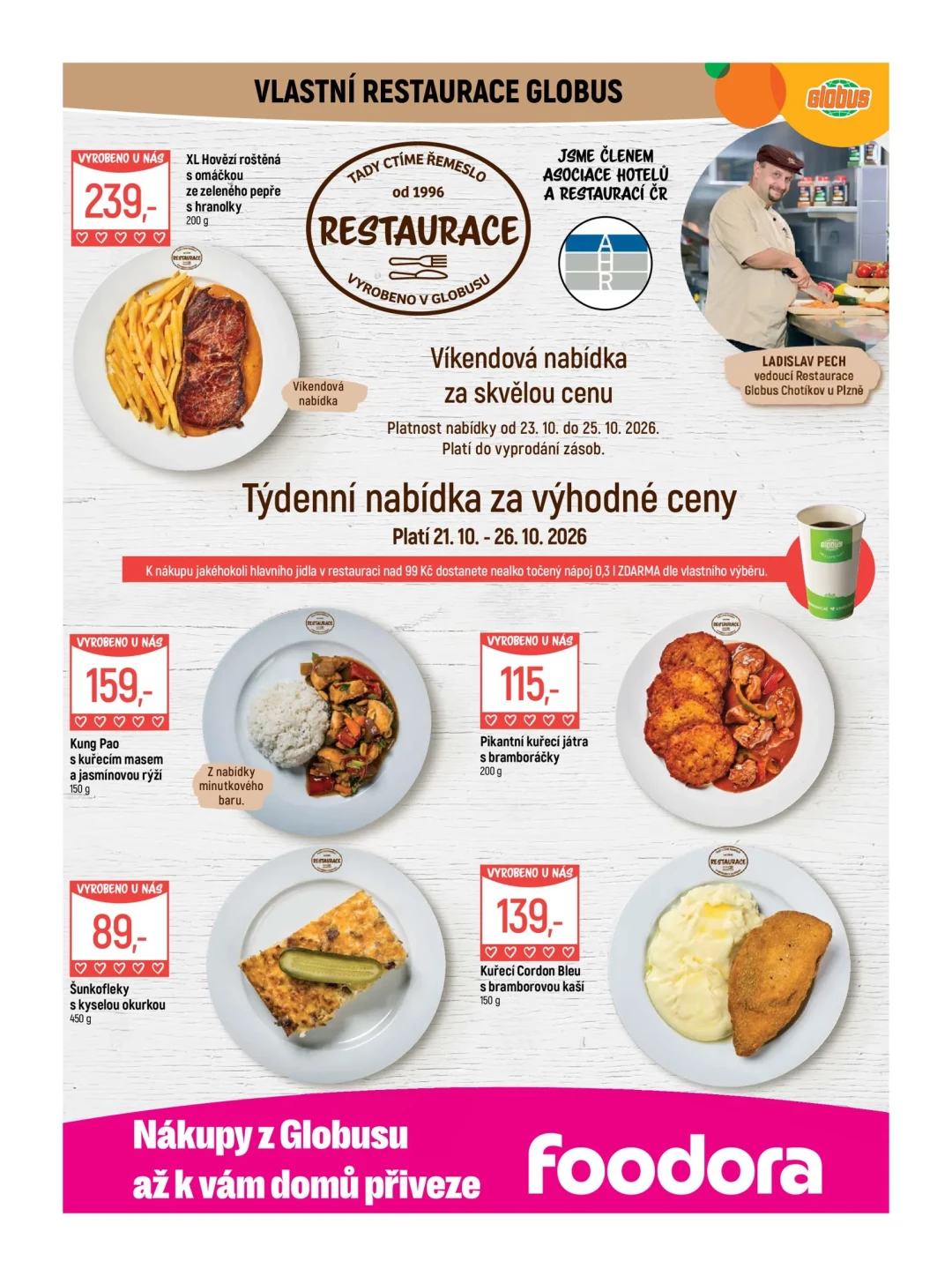 Originální strana 8 z 54 letáku Globus – Globus Plzeň–Chotíkov