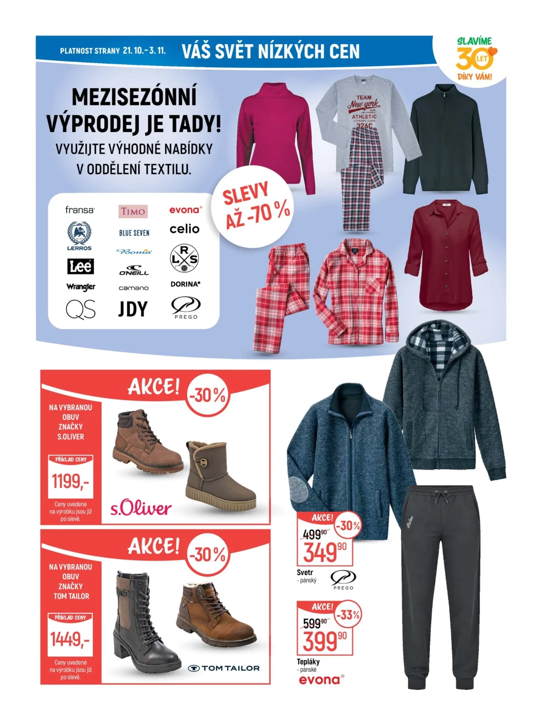 Originální strana 40 z 54 letáku Globus – Globus Plzeň–Chotíkov