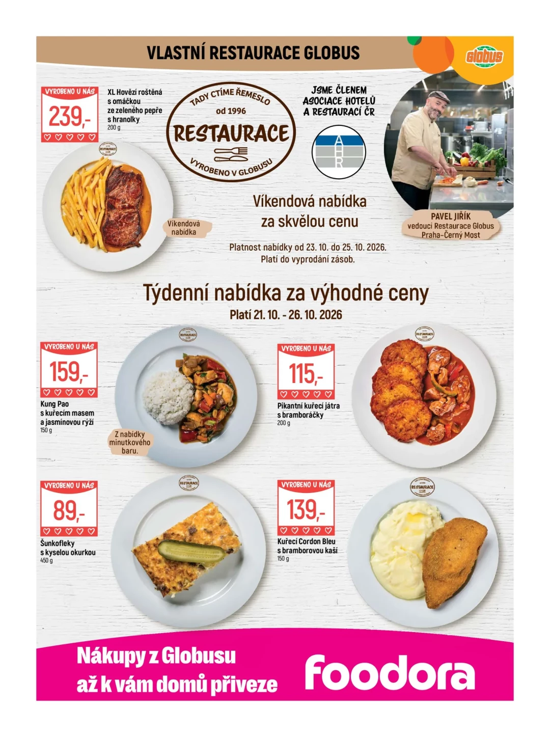 Originální strana 8 z 54 letáku Globus – Globus Praha-Černý Most