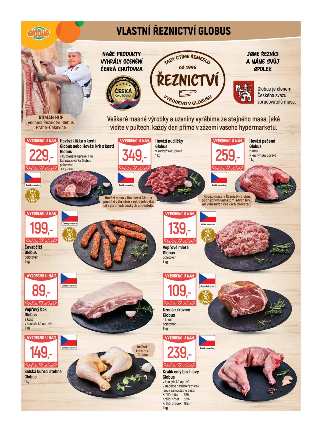 Originální strana 5 z 54 letáku Globus – Globus Praha–Čakovice
