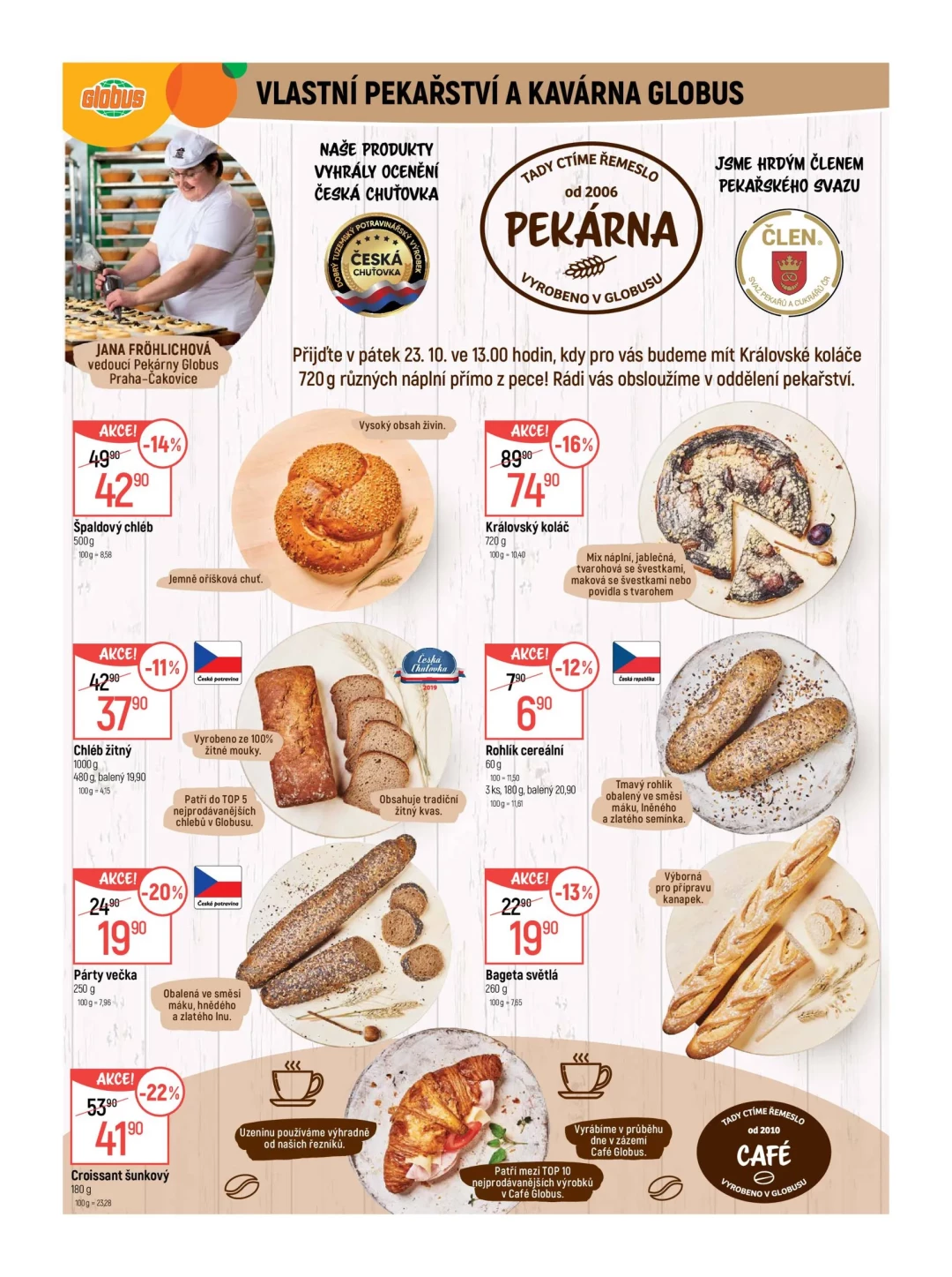 Originální strana 7 z 54 letáku Globus – Globus Praha–Čakovice