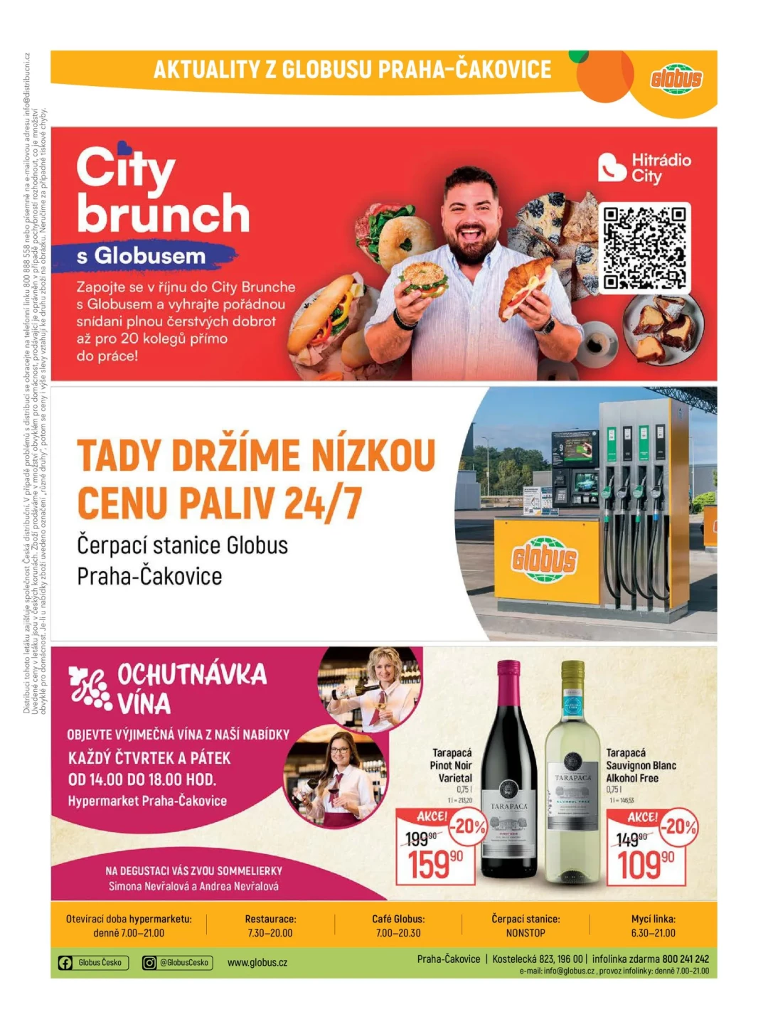 Originální strana 46 z 54 letáku Globus – Globus Praha–Čakovice