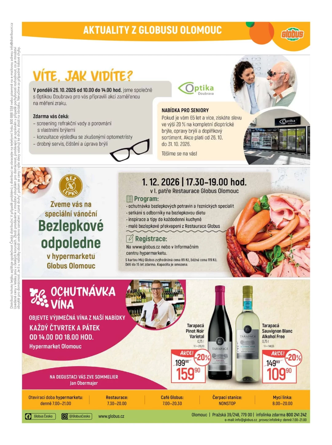 Originální strana 46 z 58 letáku Globus – Globus Olomouc