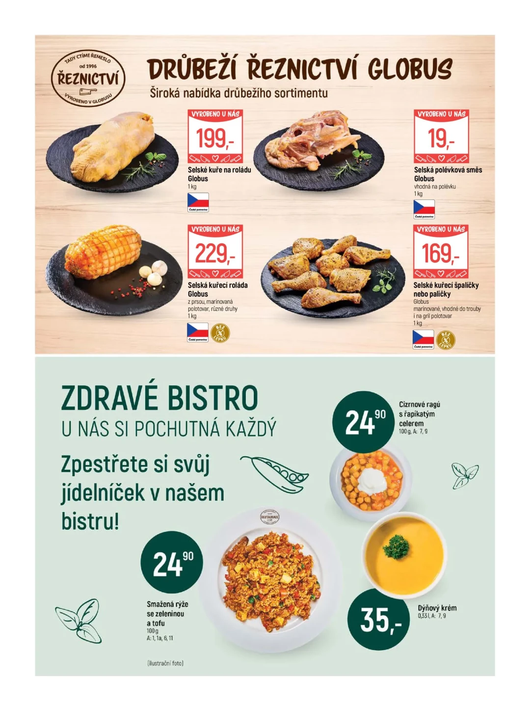 Originální strana 48 z 58 letáku Globus – Globus Olomouc