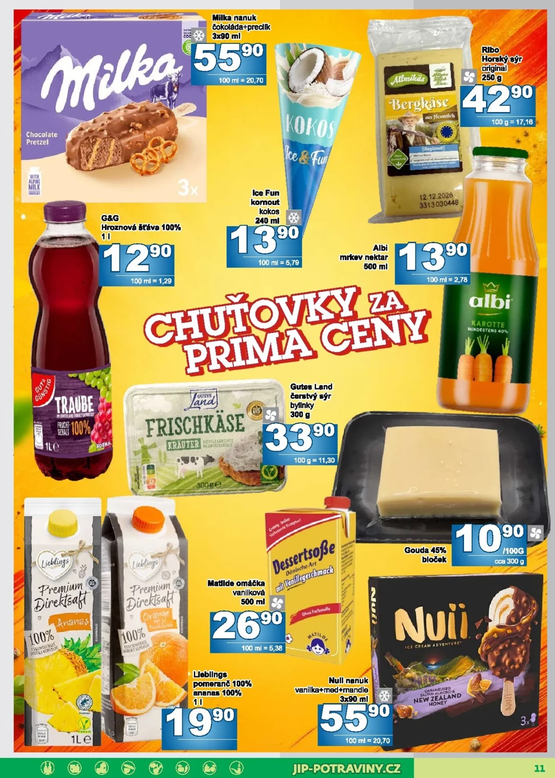 Originální strana 11 z 12 letáku JIP – JIP - Maloobchod