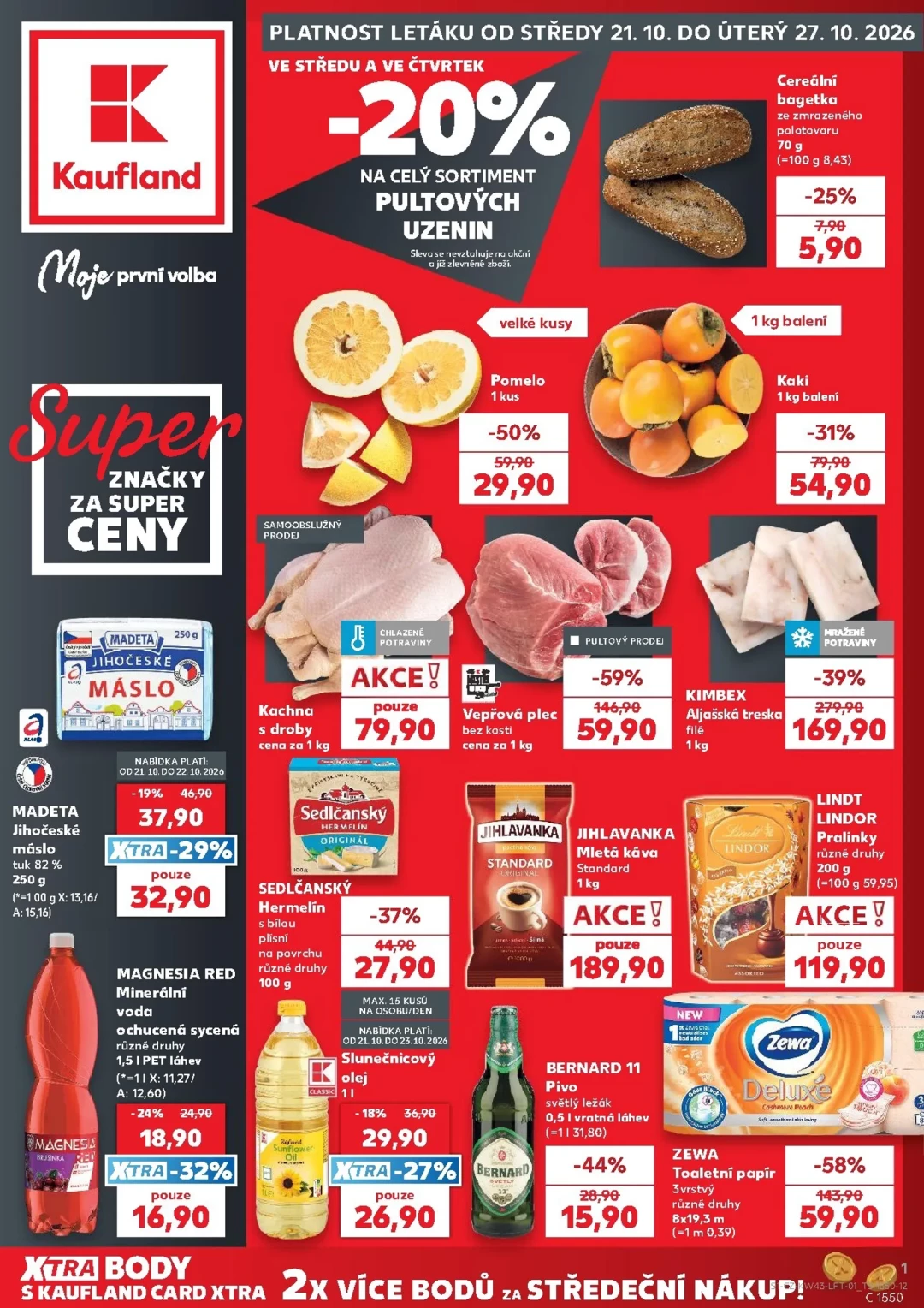 Originální strana 1 z 62 letáku Kaufland – Kaufland - Praha 4